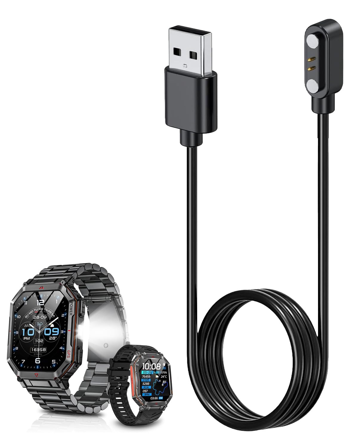 Amazon.co.jp: For ‎Rmana KR92 ‎/ KC108 スマートウォッチ 充電